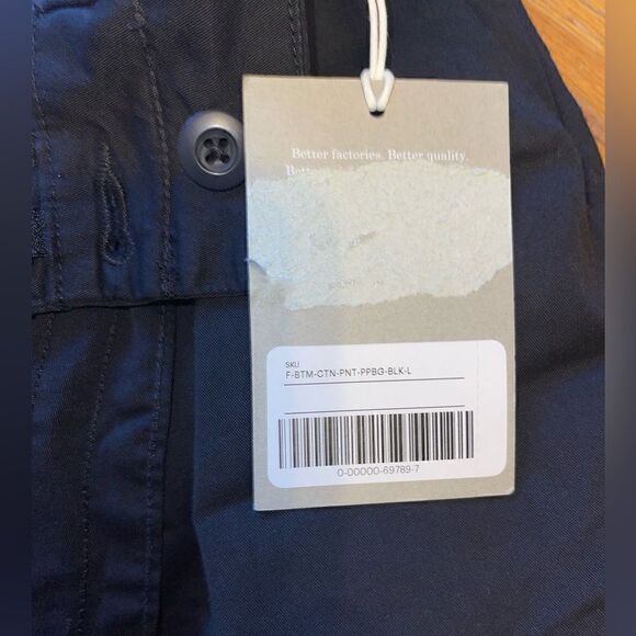 Everlane The Paperbag Black Pants - Picture 9 of 14